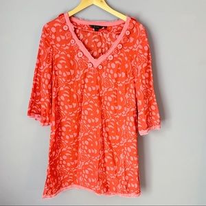 Boden Floral Tunic Coverup 6 (10UK)